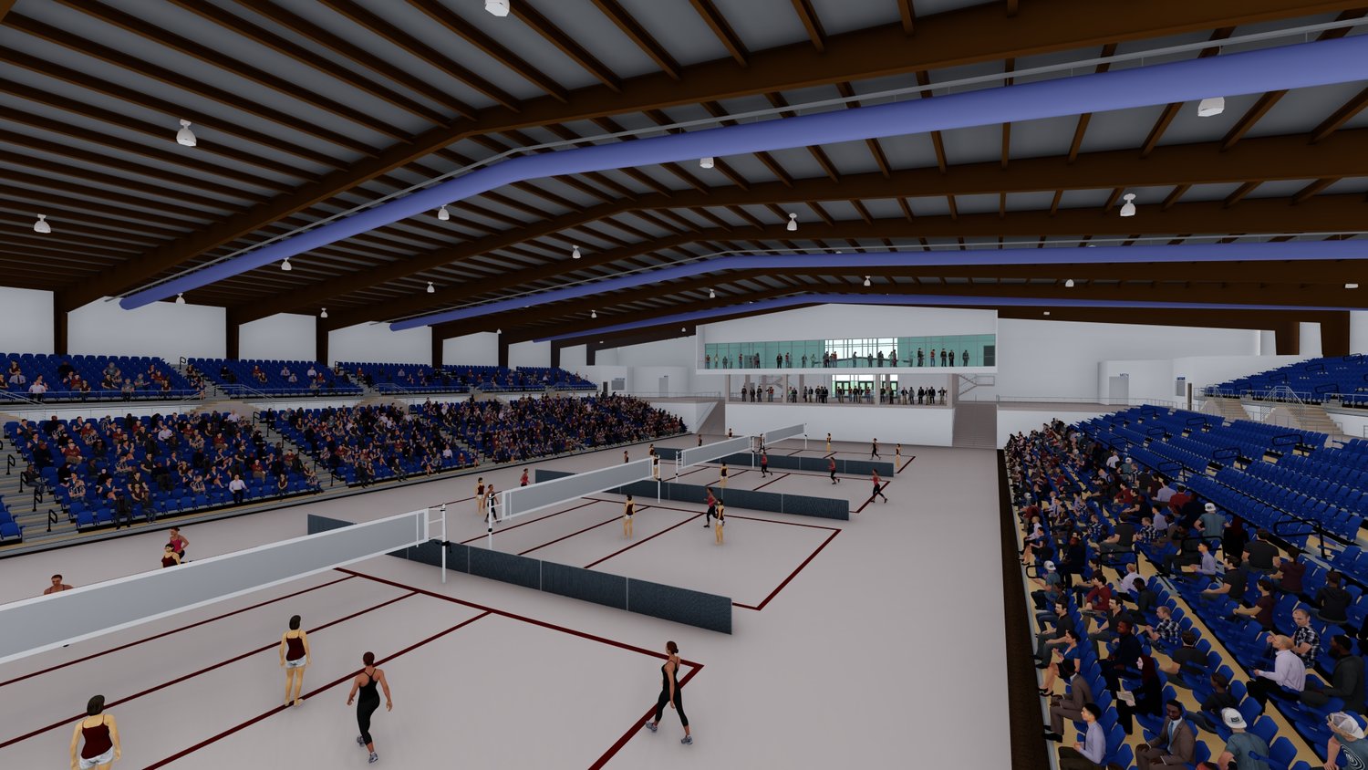 Sporting events, such as volleyball tournaments, are among options Ozarks Empire Fairgrounds officials say will be possible with the new arena expected to start construction this year.